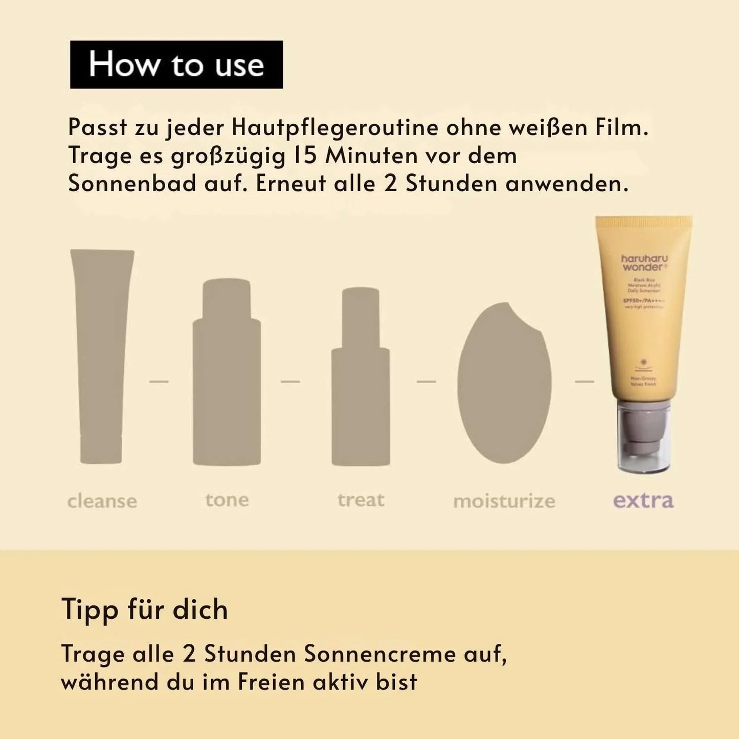 Haruharu Wonder Black Rice Moisture Airyfit Daily Sunscreen SPF50+ - 50 ml