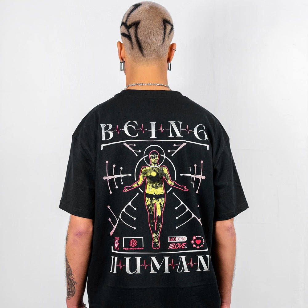 Being Human T-Shirt (unisex, schwarz)