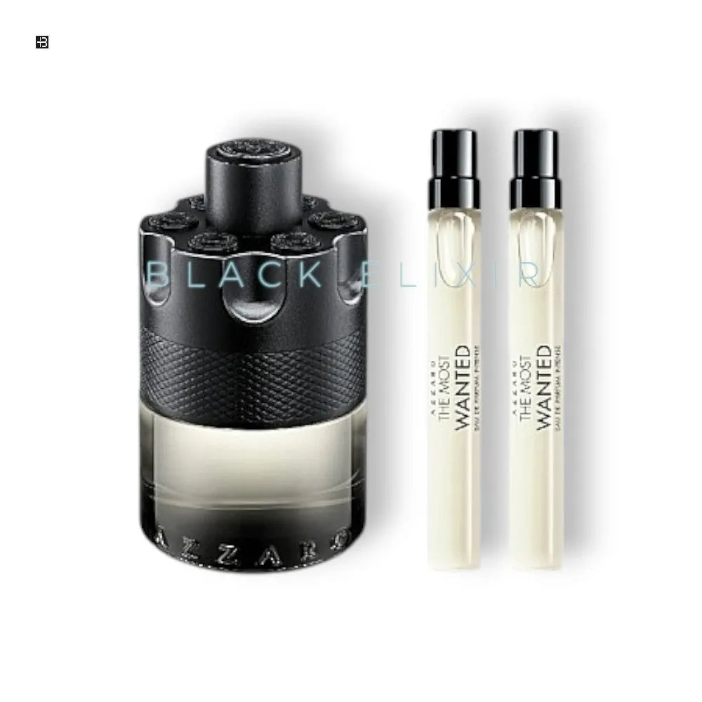 Azzaro The Most Wanted Eau de Toilette Intense Duft Set - BLACK ELIXIR - Maison de Parfum