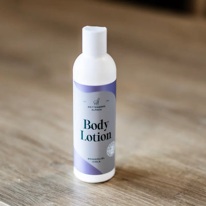 Brittenberg Alpaka - Body Lotion - Brokkoliöl & Viola- mit Keratin aus Alpakawolle