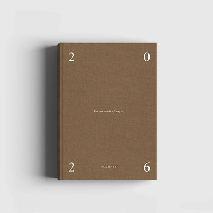 Cozy Publishing - Gemütlicher Planer 2026 | Kaffee – „Du bist aus Magie gemacht.“ | Kalender