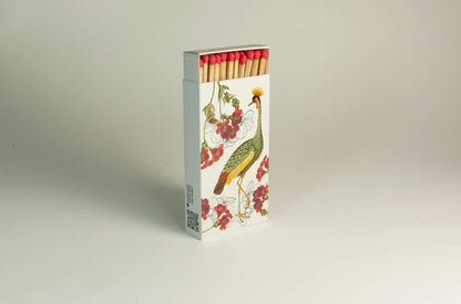 Vintage Streichhölzer – Lange Streichhölzer mit künstlerischem Motiv „Heron“