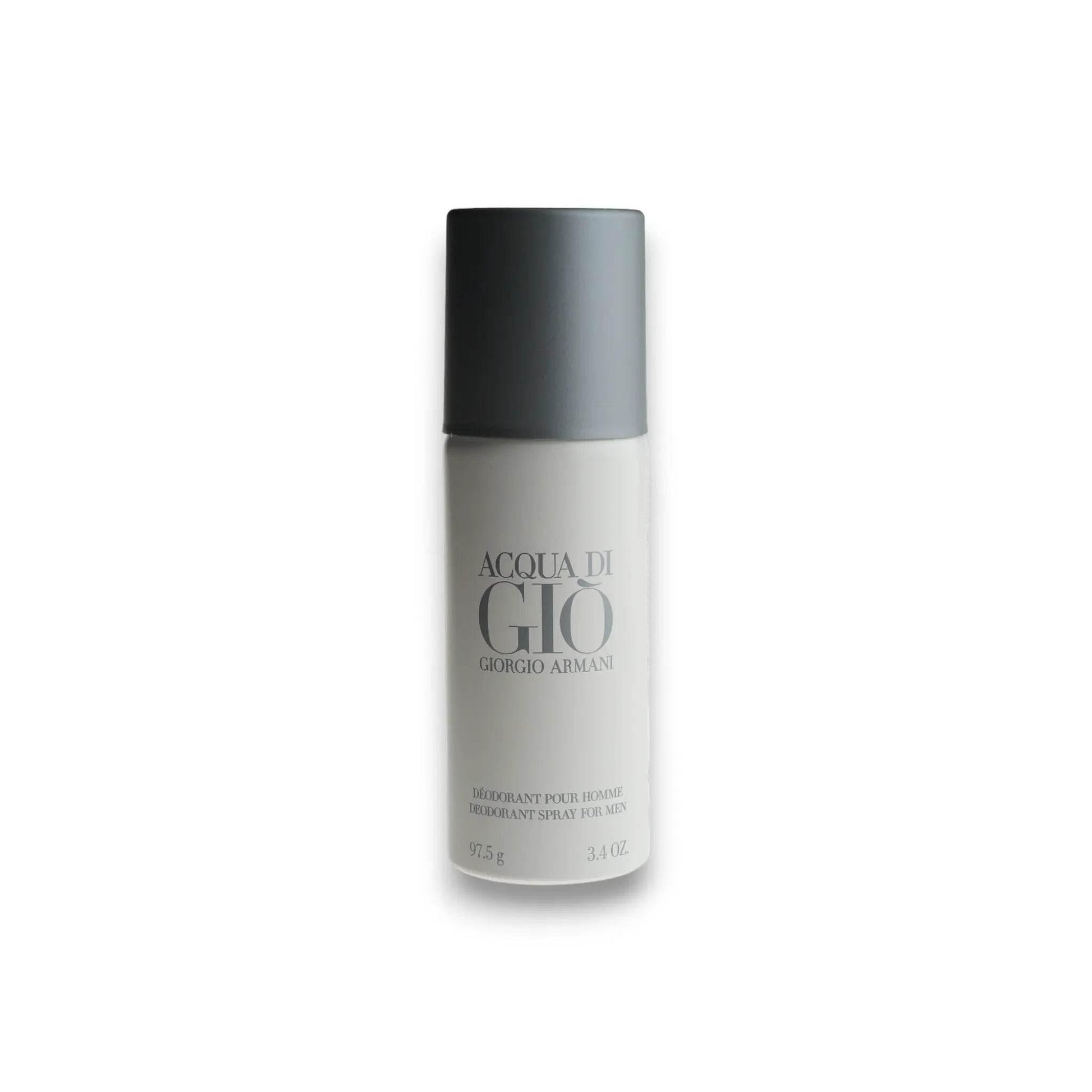 Acqua di Giò Deodorant Spray für Herren, hellgraue Dose, Giorgio Armani Schriftzug