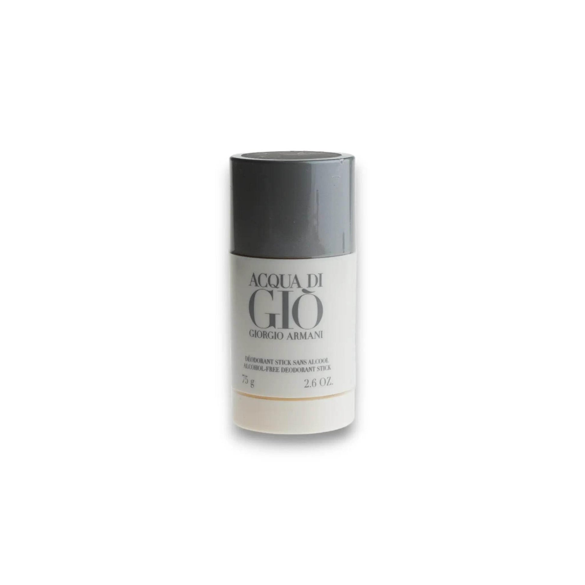Acqua di Giò Deodorant Stick mit grauem Deckel, parfümierte Hautpflege, Produktfoto
