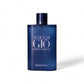 Acqua di Giò Profondo Eau de Parfum Flakon in Blau auf weißem Hintergrund