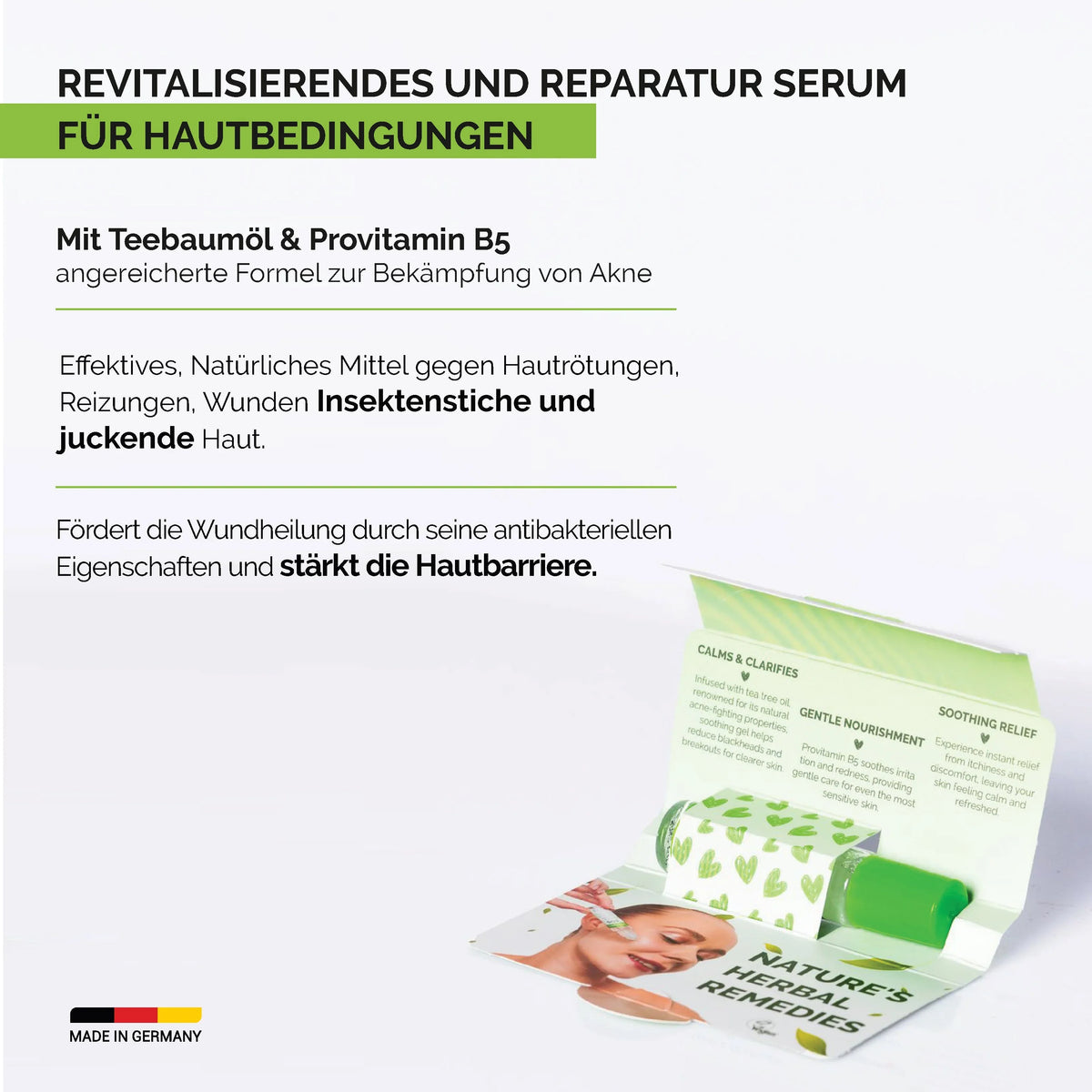 SOS Teebaumöl Roll-On – Akut-Hilfe bei Pickeln, Rötungen & Hautreizungen 10 ml
