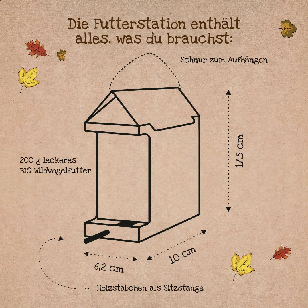 BIO-Freiluftbuffet für Vögel