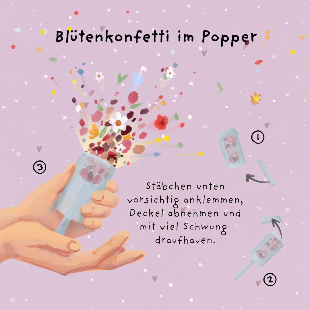 Blütenkonfetti - Wünsche werden wahr