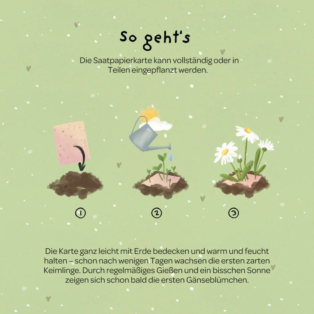 Grußkarte - Gans lieben Dank