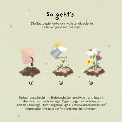 Grußkarte - Viel Erfolg, du Glückskind!