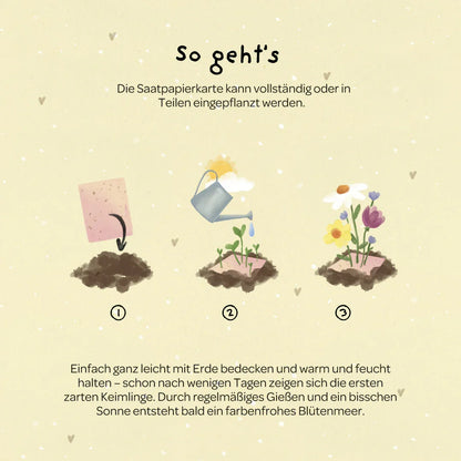 Grußkarte - Hallo Sonnenschein