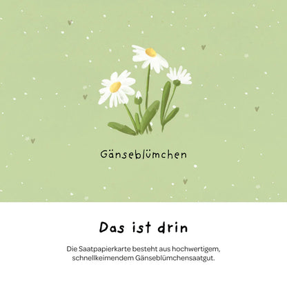 Grußkarte - Gans lieben Dank