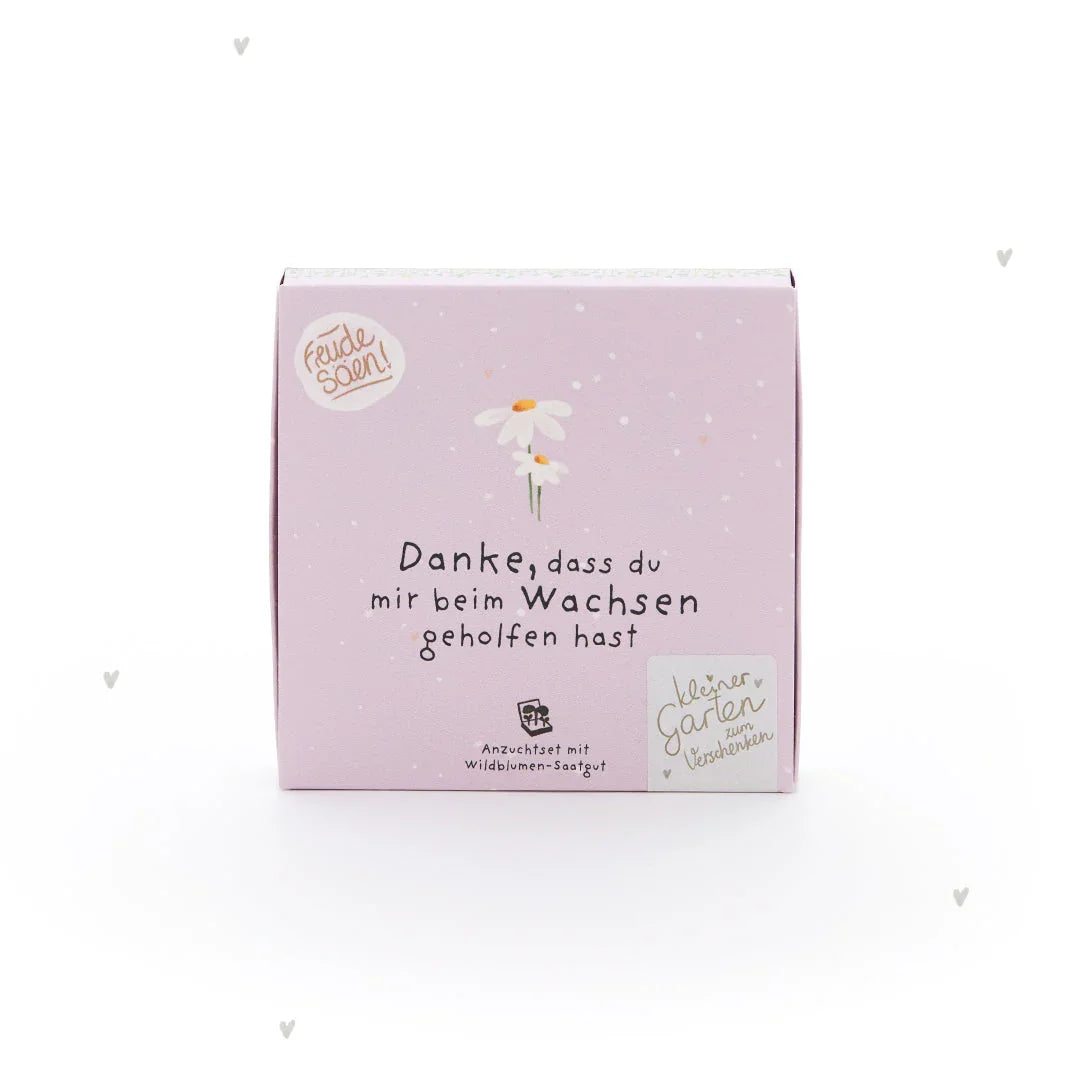 Pflanzkästchen - Danke wachsen
