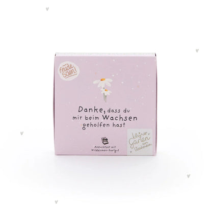 Pflanzkästchen - Danke wachsen