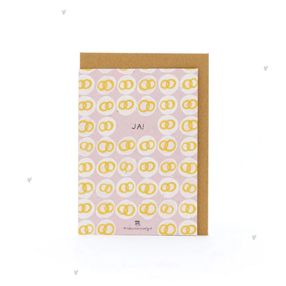 Grußkarte - Ja!
