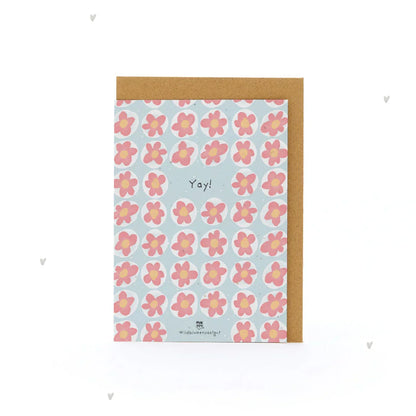 Grußkarte - Yay!