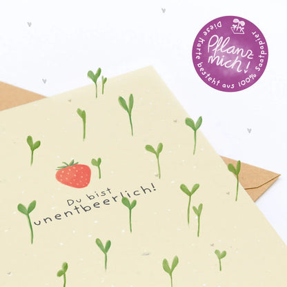 Grußkarte - Du bist unentbeerlich