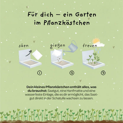 Pflanzkästchen - Gans lieben Dank