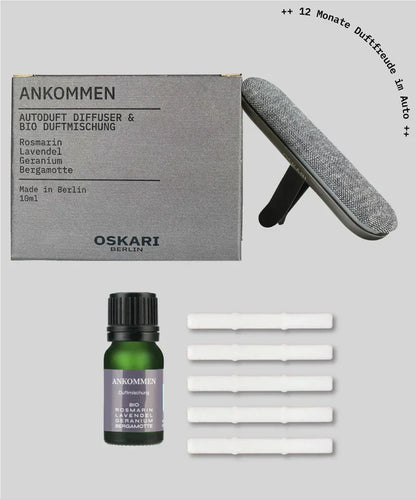 Oskari - Autoduft Set „Ankommen“ – Dein Moment der Gelassenheit unterwegs
