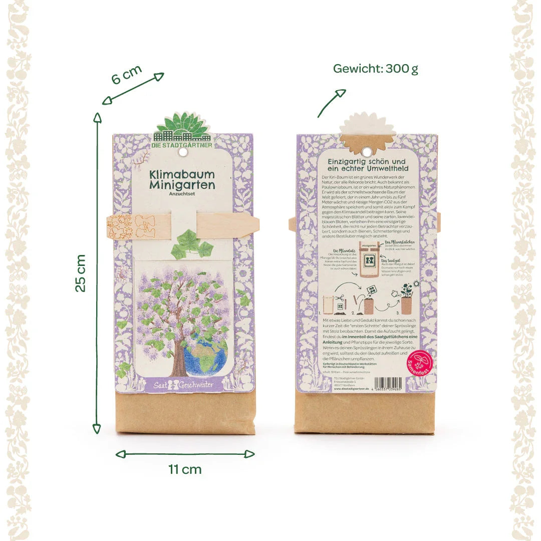 Anzuchtset – Minigarten Klimabaum