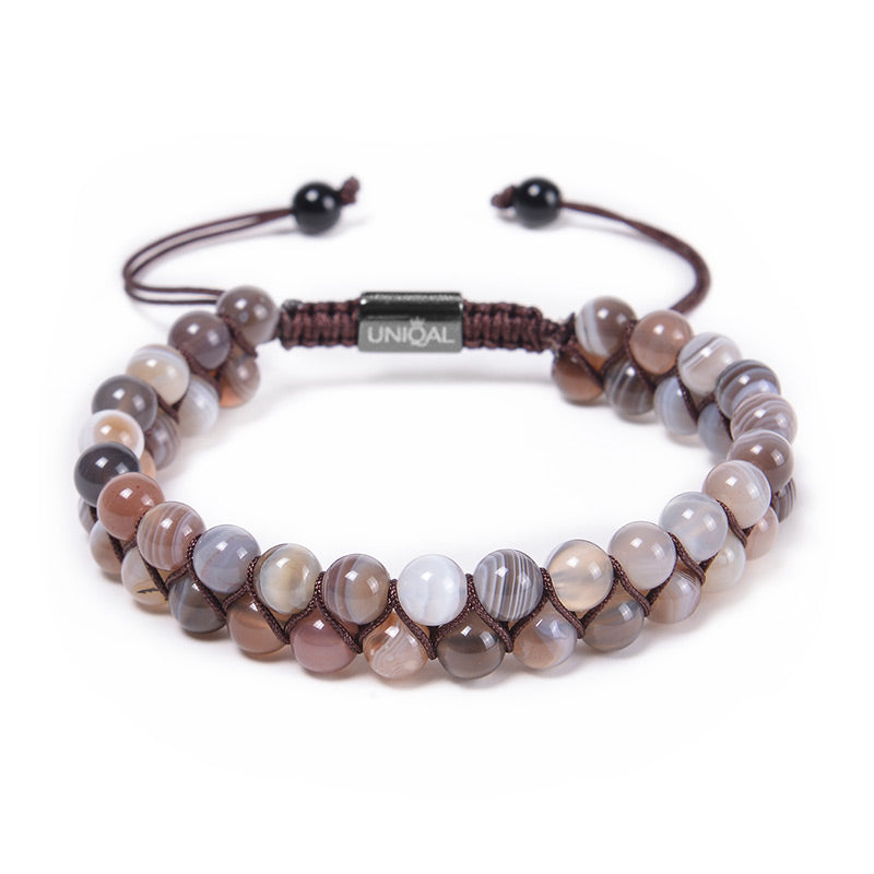 ARMBAND BOTSWANA ACHAT 6MM