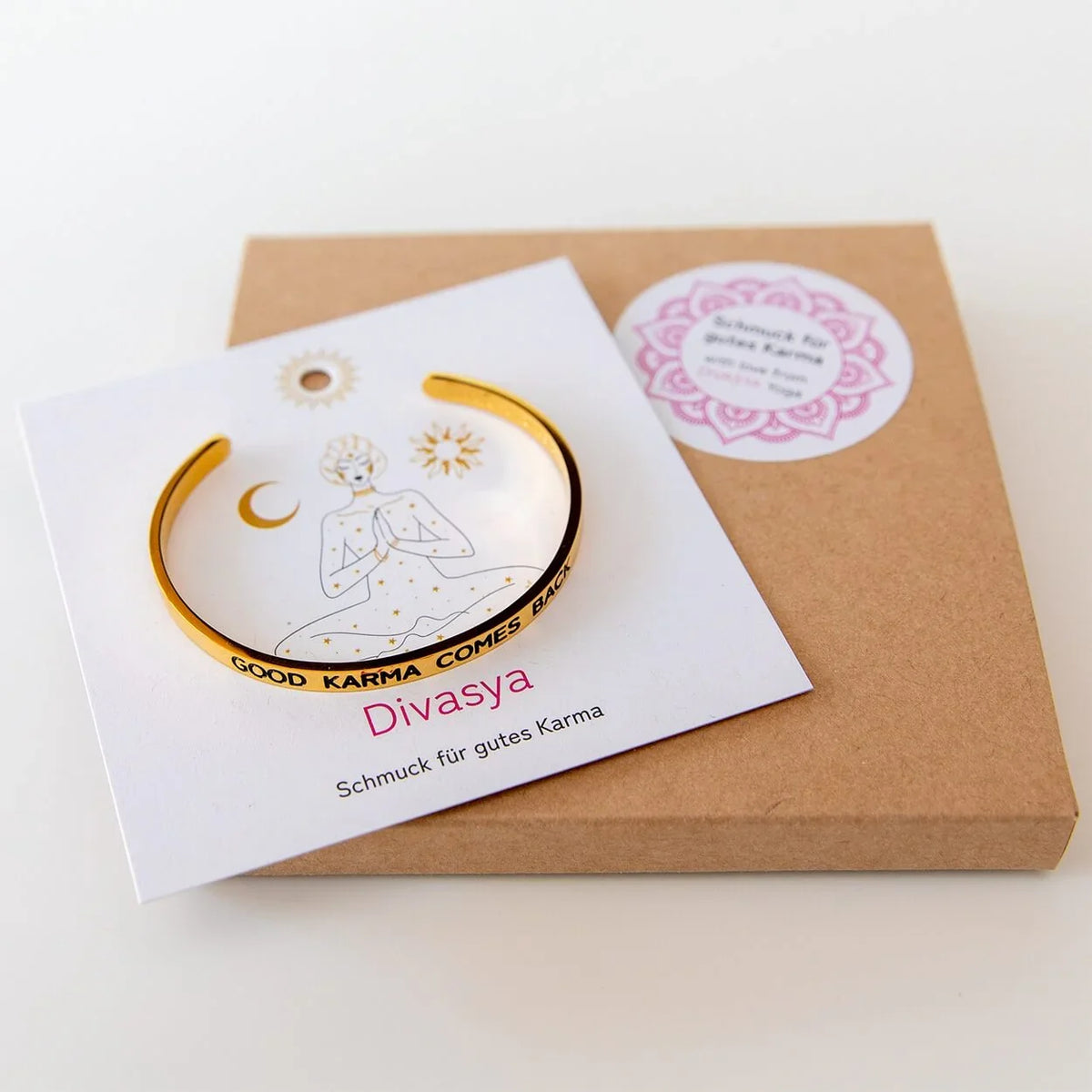 Karma Armband | vergoldet | Good Karma comes back