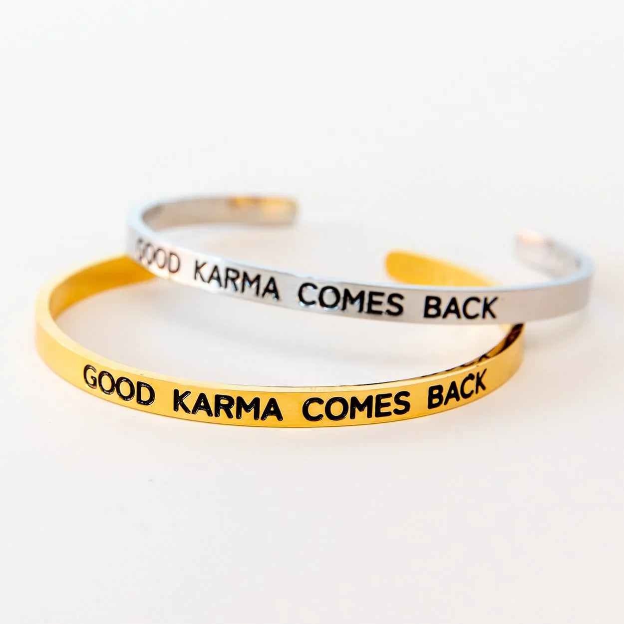 Karma Armband | vergoldet | Good Karma comes back