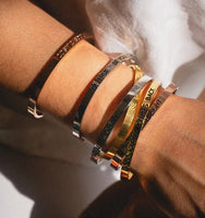 Armreif mit Gravur | Silber | "Be true - be you - be kind"