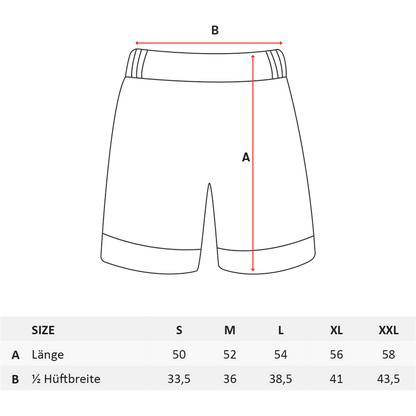 Distorted Smile - Neon Flock Shorts (schwarz, unisex)