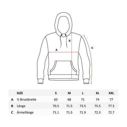 Nocturnal Nature Oversized Ultra Heavy Hoodie (schwarz, unisex)