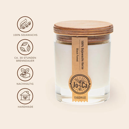 JoCa - Soja Duftkerze - Black Forest