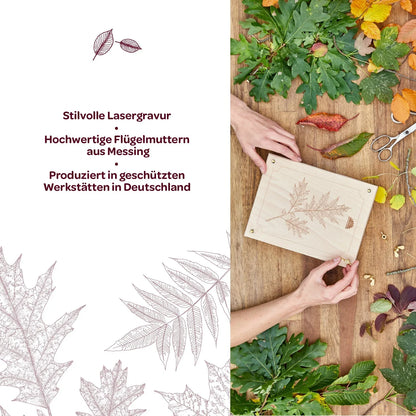 Blattpresse für Blätter & Blüten