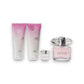 Versace Bright Crystal Duftset mit Duschgel, Bodylotion und zwei Parfumflakons