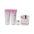 Versace Bright Crystal Duftset mit Duschgel, Bodylotion und zwei Parfumflakons