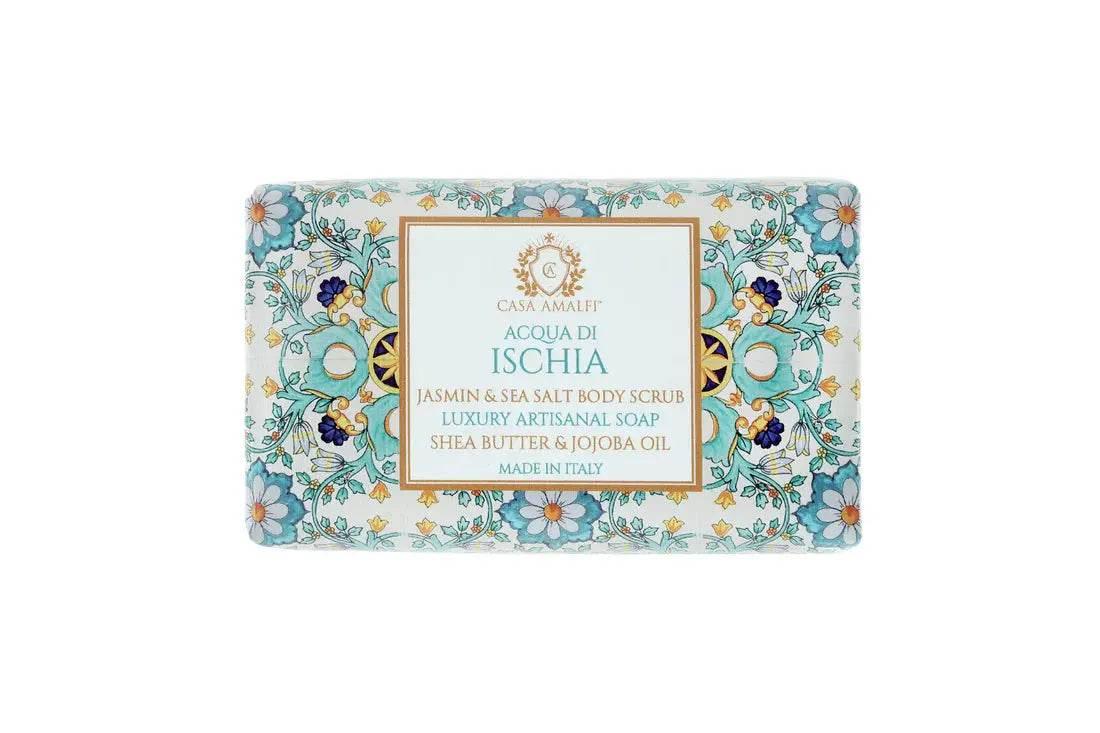 CASA AMALFI ACQUA DI ISCHIA BODY SOAP - Jasmin & Sea Salt - BLACK ELIXIR - Maison de Parfum