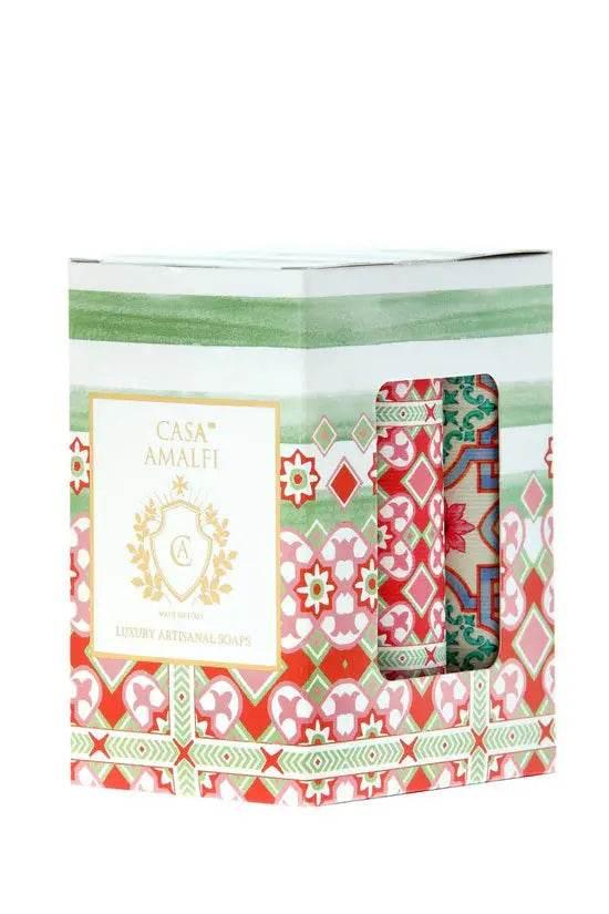 CASA AMALFI APERITIVO IN AMALFI 3 SOAP SET - BLACK ELIXIR - Maison de Parfum