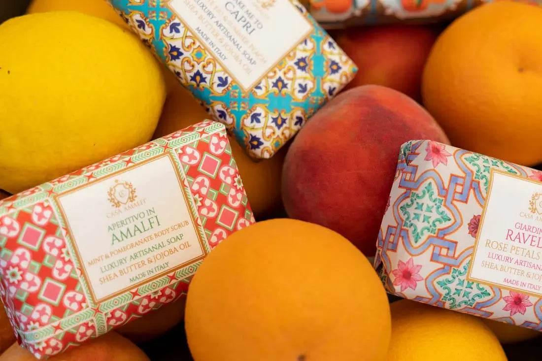 CASA AMALFI APERITIVO IN AMALFI BODY SOAP - Shea Butter & Jojoba Oil - BLACK ELIXIR - Maison de Parfum
