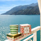 CASA AMALFI APERITIVO IN AMALFI HAND PAINTED CANDLE - Spritz Di Frutta - BLACK ELIXIR - Maison de Parfum