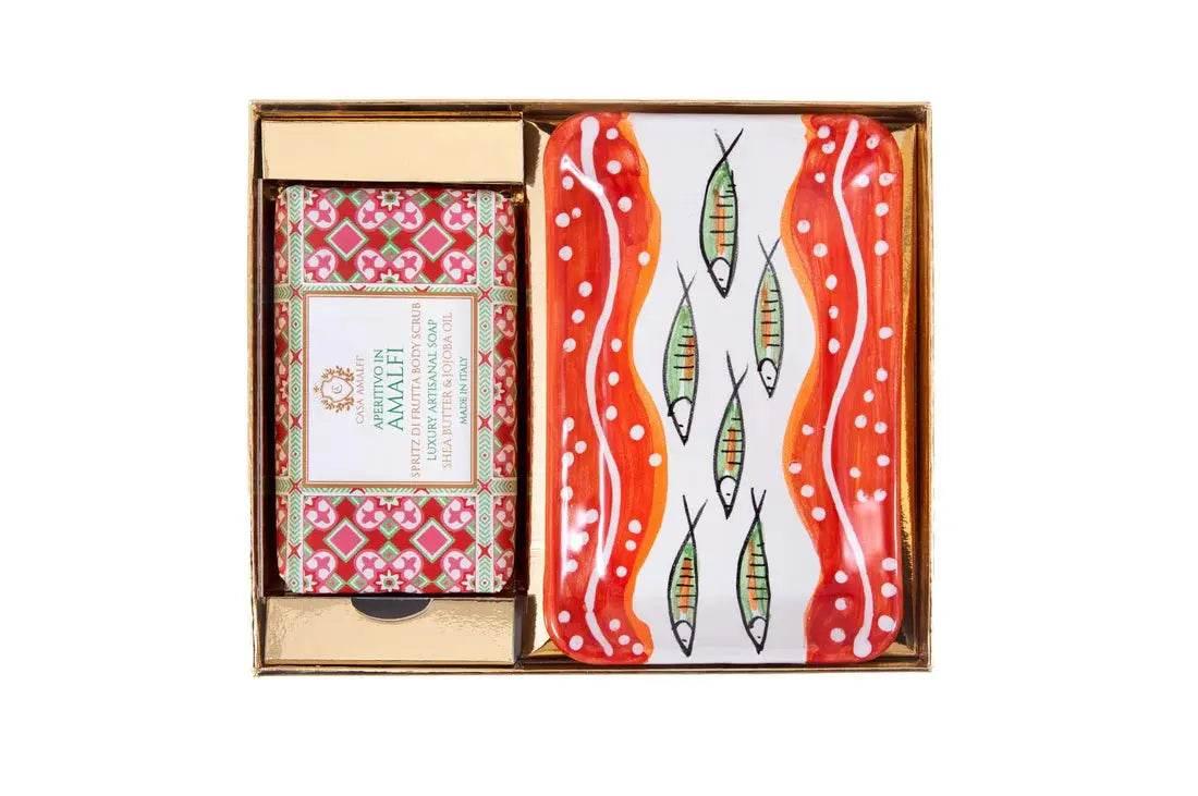 CASA AMALFI APERITIVO IN AMALFI SINGLE GIFT SET - BLACK ELIXIR - Maison de Parfum