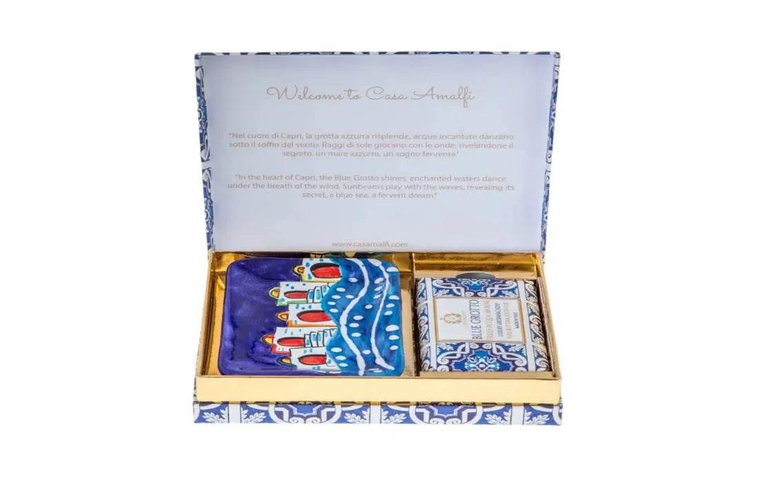 CASA AMALFI BLUE GROTTO SINGLE GIFT SET - BLACK ELIXIR - Maison de Parfum