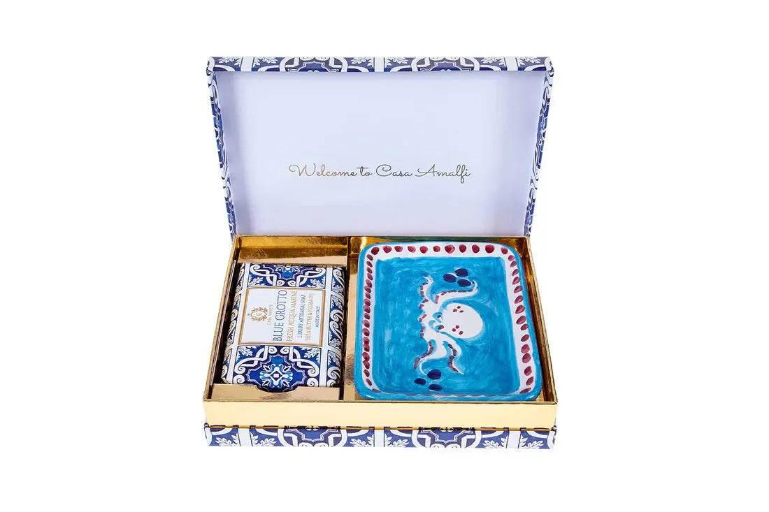 CASA AMALFI BLUE GROTTO SINGLE GIFT SET - BLACK ELIXIR - Maison de Parfum