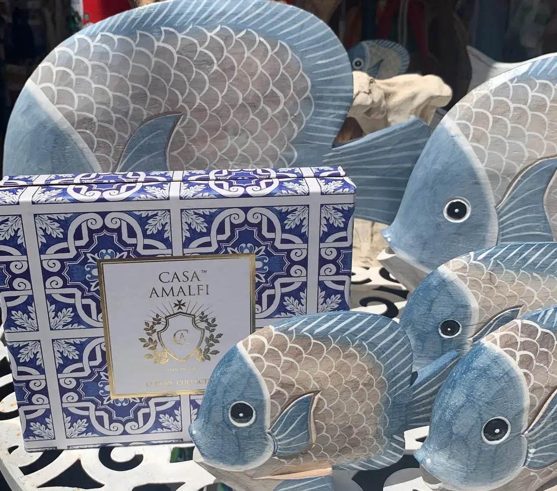 CASA AMALFI BLUE GROTTO SINGLE GIFT SET - BLACK ELIXIR - Maison de Parfum