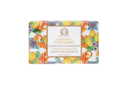 CASA AMALFI BUONGIORNO POSITANO BODY SOAP - Lemon Basil & Mandarin - BLACK ELIXIR - Maison de Parfum