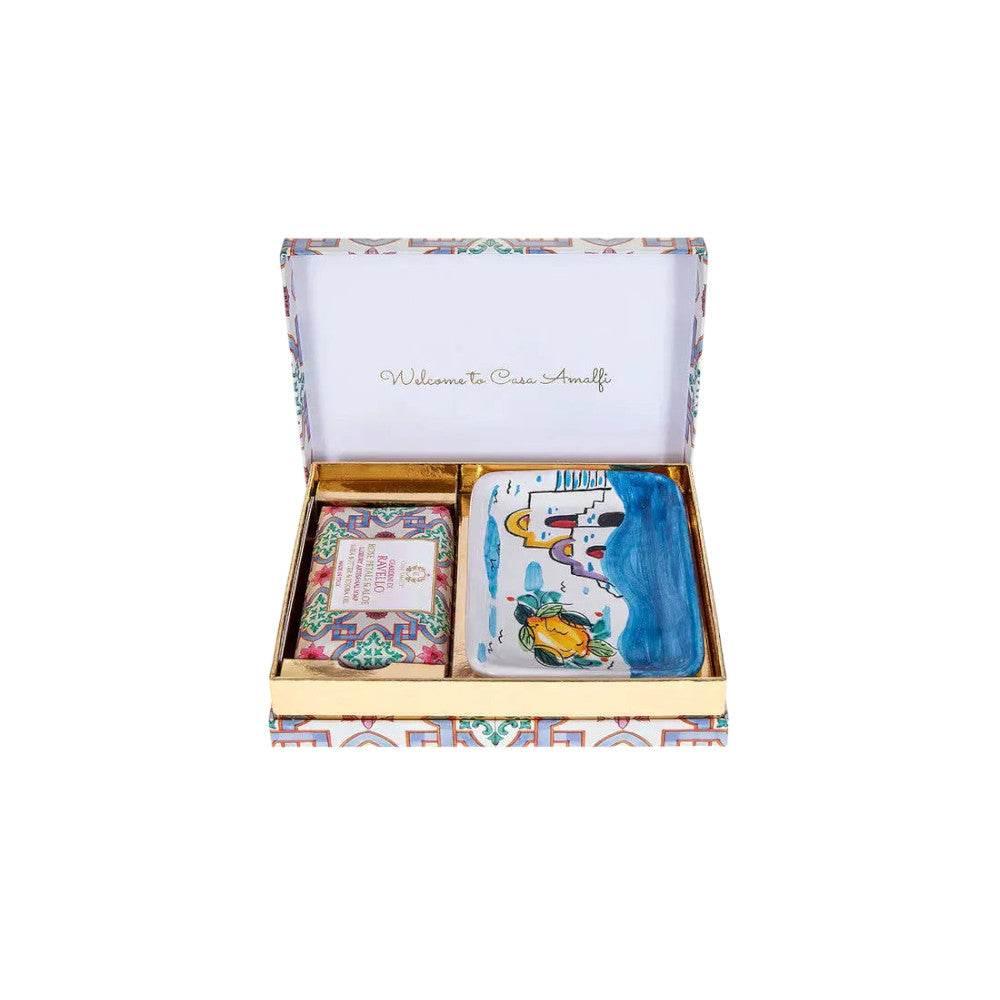 CASA AMALFI RAVELLO SINGLE GIFT SET - BLACK ELIXIR - Maison de Parfum