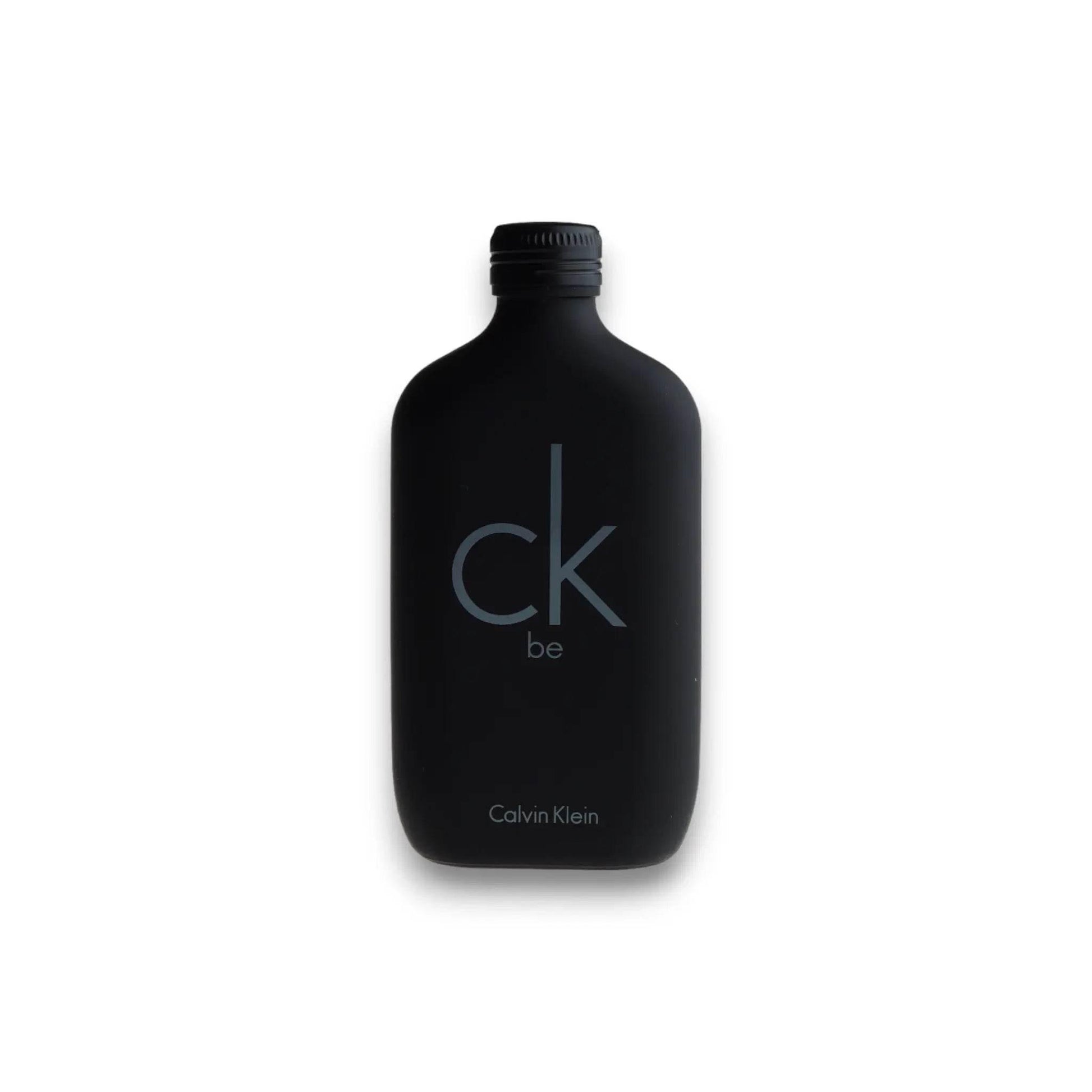 Schwarzer Duftflakon mit Aufschrift 'ck be' und Calvin Klein Logo, Eau de Toilette