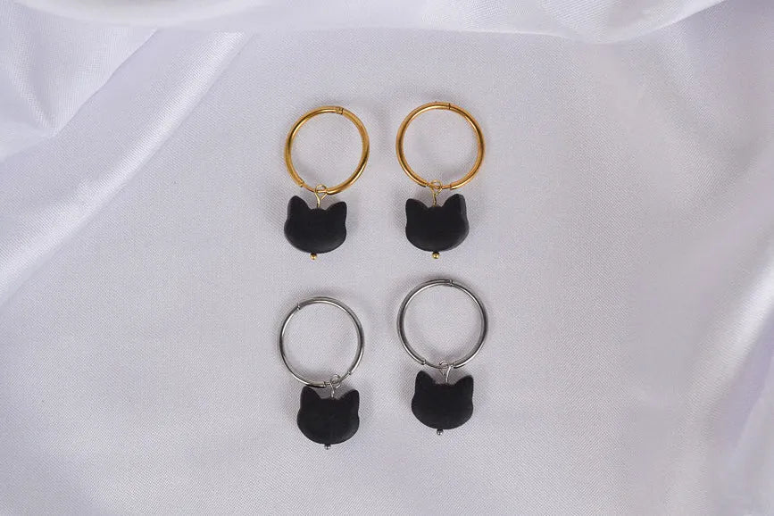 Anhänger Katze für Mix & Match Creolen