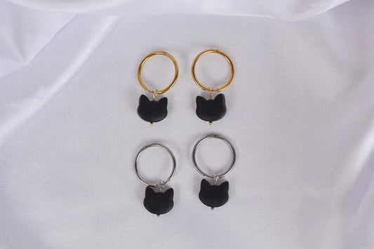 Anhänger Katze für Mix & Match Creolen