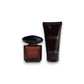 Versace Crystal Noir Duftset mit Eau de Toilette und Body Lotion, dunkle Flakons, luxuriöses Parfum