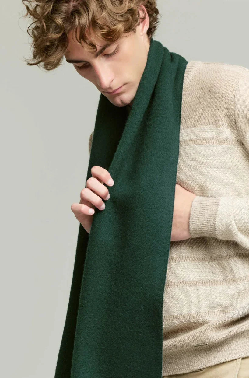 KUNA - Alpaka Webschal - Adrian – 100 % Baby‑Alpaka, federleicht & luxuriös