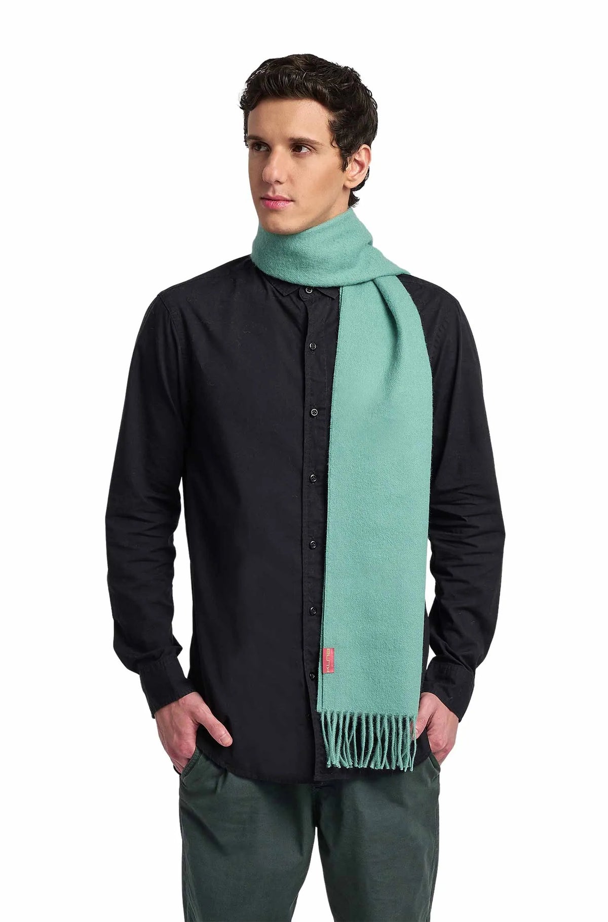 KUNA - Alpaka Webschal - Adrian – 100 % Baby‑Alpaka, federleicht & luxuriös